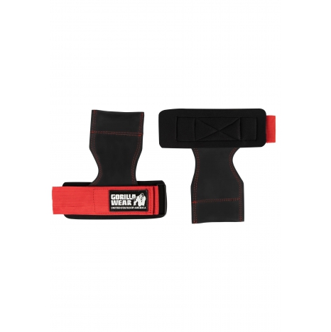 LIFTING GRIPS - BLACK/RED