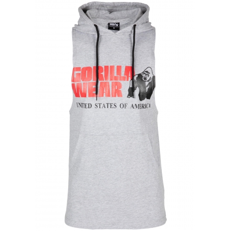 ROGERS HOODED TANK TOP - GRAY