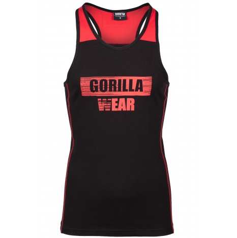 WALLACE TANK TOP - BLACK/RED