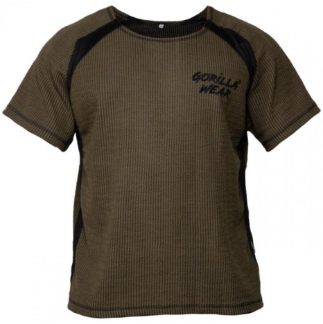 AUGUSTINE OLD SCHOOL WORKOUT TOP - ARMY GREEN