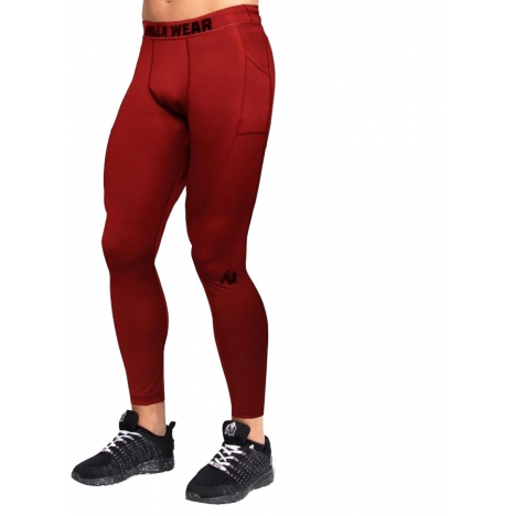 SMART TIGHTS - BURGUNDY RED