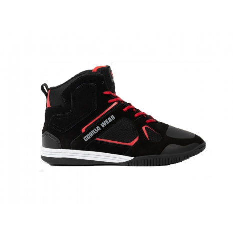 TROY HIGH TOPS - BLACK/RED