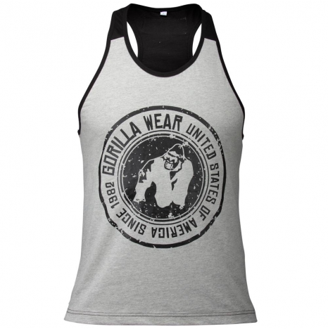 ROSWELL TANK TOP - GRAY/BLACK