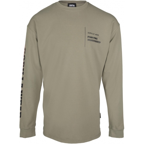 BOISE OVERSIZED LONG SLEEVES - ARMY GREEN